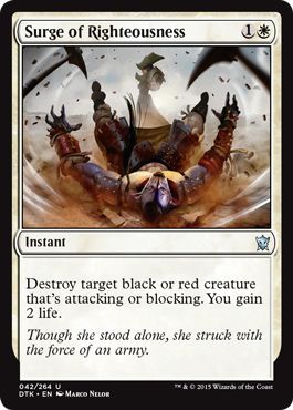 Surge of Righteousness 042 264 Dragons of Tarkir Singles Surge of Righteousness 042 264 Dragons of Tarkir Singles