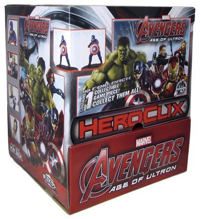 Avengers Age of Ultron Movie Gravity Feed Display Box of 24 Packs Marvel Heroclix Heroclix Sealed Product Avengers Age of Ultron Movie Gravity Feed Display Box of 24 Packs Marvel Heroclix Heroclix Sealed Product