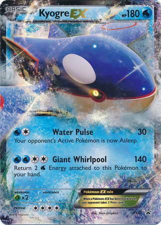 Light Play Kyogre EX XY41 Promo Pokemon Card
