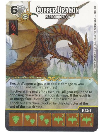 Copper Dragon Paragon Dragon 98 138 Rare Copper Dragon Paragon Dragon 98 138 Rare