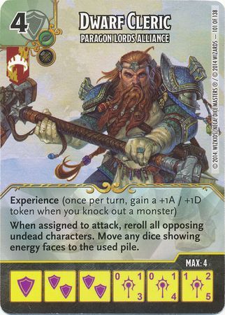 Dwarf Cleric Paragon Lords Alliance 101 138 Rare D D Dice Masters Battle for Faerun Singles Dwarf Cleric Paragon Lords Alliance 101 138 Rare D D Dice Masters Battle for Faerun Singles