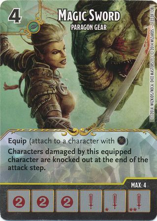 Magic Sword Paragon Gear 122 138 Rare D D Dice Masters Battle for Faerun Singles Magic Sword Paragon Gear 122 138 Rare D D Dice Masters Battle for Faerun Singles