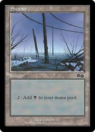 Swamp 342 Urza s Saga Singles Swamp 342 Urza s Saga Singles