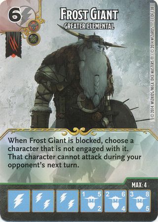 Frost Giant Greater Elemental 71 138 Uncommon D D Dice Masters Battle for Faerun Singles Frost Giant Greater Elemental 71 138 Uncommon D D Dice Masters Battle for Faerun Singles