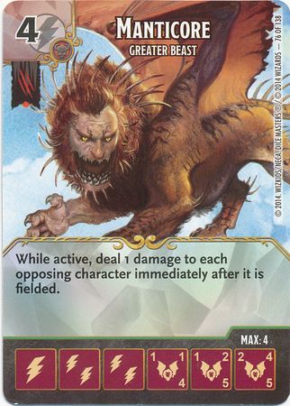 Manticore Greater Beast 76 138 Uncommon D D Dice Masters Battle for Faerun Singles Manticore Greater Beast 76 138 Uncommon D D Dice Masters Battle for Faerun Singles