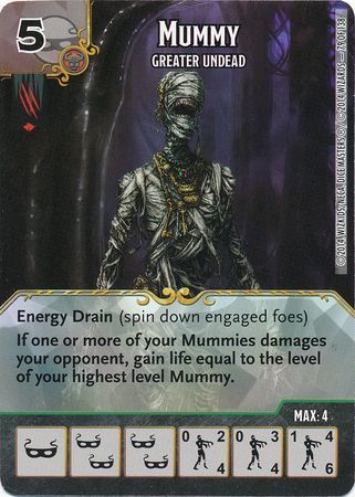 Mummy Greater Undead 79 138 Uncommon Mummy Greater Undead 79 138 Uncommon