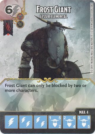 Frost Giant Lesser Elemental 33 138 Common D D Dice Masters Battle for Faerun Singles Frost Giant Lesser Elemental 33 138 Common D D Dice Masters Battle for Faerun Singles