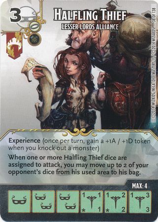 Halfling Thief Lesser Lords Alliance 38 138 Common D D Dice Masters Battle for Faerun Singles Halfling Thief Lesser Lords Alliance 38 138 Common D D Dice Masters Battle for Faerun Singles
