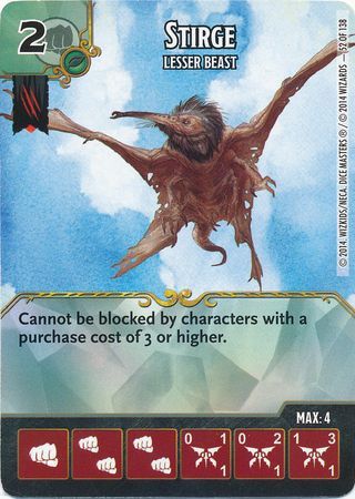 Stirge Lesser Beast 52 138 Common D D Dice Masters Battle for Faerun Singles Stirge Lesser Beast 52 138 Common D D Dice Masters Battle for Faerun Singles