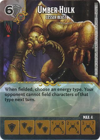 Umber Hulk Lesser Beast 56 138 Common D D Dice Masters Battle for Faerun Singles Umber Hulk Lesser Beast 56 138 Common D D Dice Masters Battle for Faerun Singles