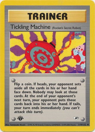 Tickling Machine 119 132 Uncommon 1st Edition Gym Heroes 1st Edition Singles Tickling Machine 119 132 Uncommon 1st Edition Gym Heroes 1st Edition Singles