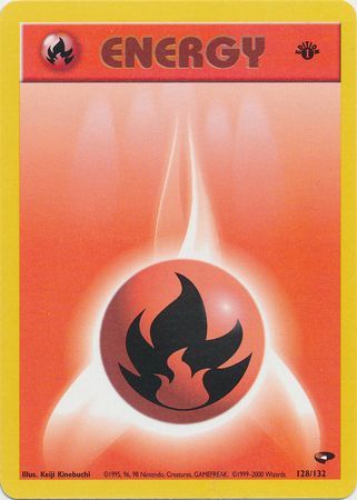Fire Energy 128 132 Common 1st Edition Gym Challenge 1st Edition Singles Fire Energy 128 132 Common 1st Edition Gym Challenge 1st Edition Singles
