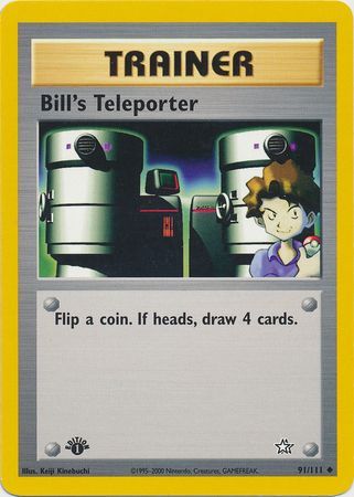 Bill s Teleporter 91 111 Uncommon 1st Edition Bill s Teleporter 91 111 Uncommon 1st Edition