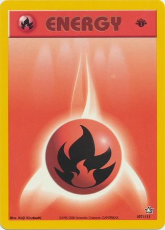 Fire Energy 107 111 Common 1st Edition Neo Genesis 1st Edition Singles Fire Energy 107 111 Common 1st Edition Neo Genesis 1st Edition Singles