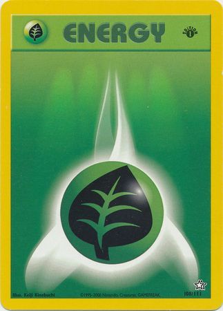 Psychic Basic Energy Common Pokemon Card 1st Edition Neo Genesis 110/111 