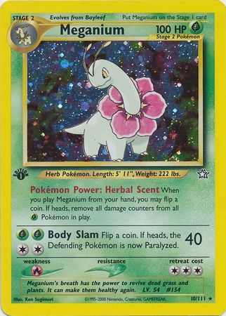 meganium 10 111 holo
