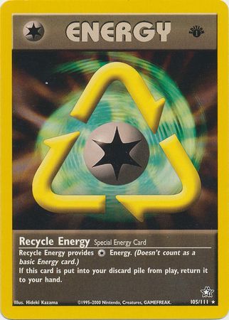 Recycle Energy 105 111 Rare 1st Edition Recycle Energy 105 111 Rare 1st Edition