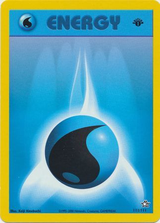 Water Energy 111 111 Common 1st Edition Neo Genesis 1st Edition Singles Water Energy 111 111 Common 1st Edition Neo Genesis 1st Edition Singles