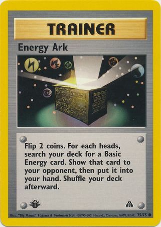 Energy Ark 75 75 Common 1st Edition Energy Ark 75 75 Common 1st Edition