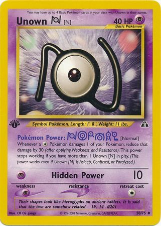 Unown [O] (69/75) [Neo Discovery 1st Edition]