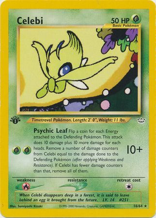 Holographic original celebi buy