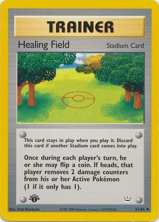 Healing Field 61 64 Uncommon 1st Edition Neo Revelations 1st Edition Singles Healing Field 61 64 Uncommon 1st Edition Neo Revelations 1st Edition Singles