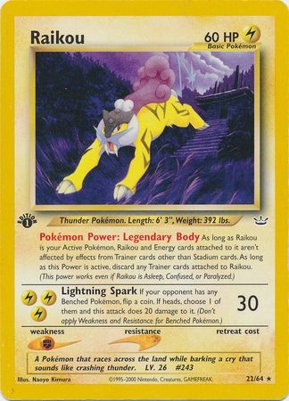 Raikou (22/64) [Neo Revelation 1st Edition]