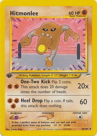 Pokemon deals Hitmonlee 1st edition