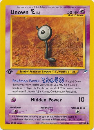 Unown V (Neo Destiny 89) - Bulbapedia, the community-driven Pokémon  encyclopedia