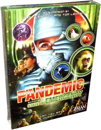 Pandemic State of Emergency Expansion Z Man Games ZMG 71103 Board Games A Z Pandemic State of Emergency Expansion Z Man Games ZMG 71103 Board Games A Z