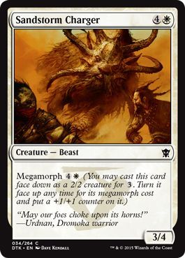 Sandstorm Charger 034 264 Dragons of Tarkir Singles Sandstorm Charger 034 264 Dragons of Tarkir Singles