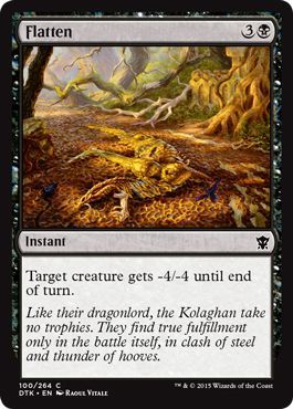 Flatten 100 264 Dragons of Tarkir Singles Flatten 100 264 Dragons of Tarkir Singles