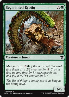 Segmented Krotiq 202 264 Dragons of Tarkir Singles Segmented Krotiq 202 264 Dragons of Tarkir Singles