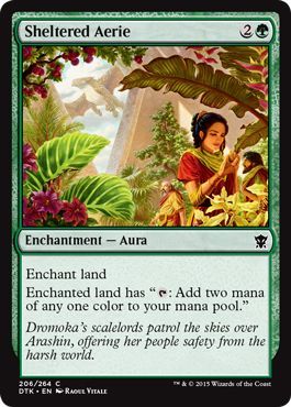 Sheltered Aerie 206 264 Dragons of Tarkir Singles Sheltered Aerie 206 264 Dragons of Tarkir Singles