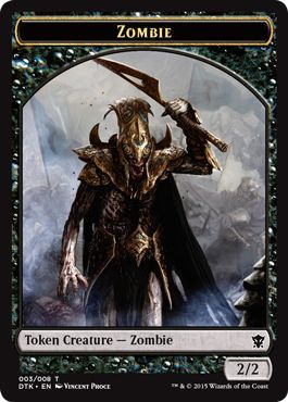 Zombie Token 003 DTK Dragons of Tarkir Singles Zombie Token 003 DTK Dragons of Tarkir Singles