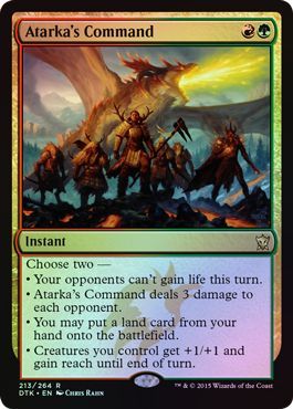 Atarka s Command 213 264 Foil Atarka s Command 213 264 Foil