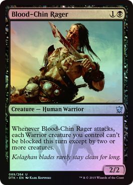 Blood Chin Rager 089 264 Foil Dragons of Tarkir Foil Singles Blood Chin Rager 089 264 Foil Dragons of Tarkir Foil Singles