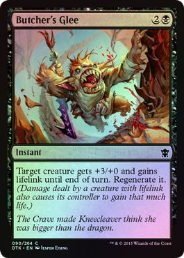 Butcher s Glee Foil 90 264 Dragons of Tarkir Foil Singles Butcher s Glee Foil 90 264 Dragons of Tarkir Foil Singles