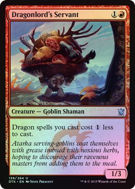 Dragonlord s Servant 138 264 Foil Dragons of Tarkir Foil Singles Dragonlord s Servant 138 264 Foil Dragons of Tarkir Foil Singles