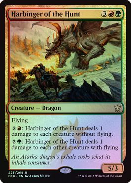 Harbinger of the Hunt 223 264 Foil Dragons of Tarkir Foil Singles Harbinger of the Hunt 223 264 Foil Dragons of Tarkir Foil Singles
