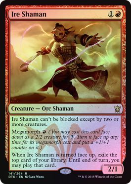 Ire Shaman 141 264 Foil Dragons of Tarkir Foil Singles Ire Shaman 141 264 Foil Dragons of Tarkir Foil Singles