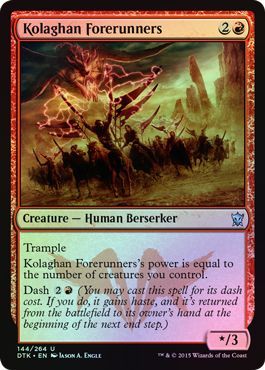 Kolaghan Forerunners 144 264 Foil Dragons of Tarkir Foil Singles Kolaghan Forerunners 144 264 Foil Dragons of Tarkir Foil Singles