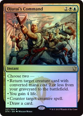 Ojutai s Command Foil 227 264 Dragons of Tarkir Foil Singles Ojutai s Command Foil 227 264 Dragons of Tarkir Foil Singles