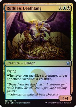 Ruthless Deathfang 229 264 Foil Ruthless Deathfang 229 264 Foil