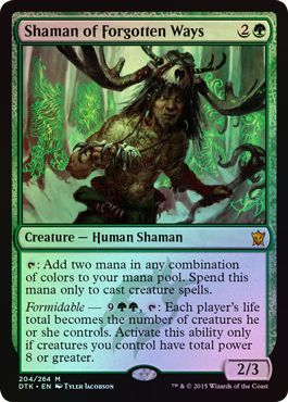 Shaman of Forgotten Ways 204 264 Foil Dragons of Tarkir Foil Singles Shaman of Forgotten Ways 204 264 Foil Dragons of Tarkir Foil Singles