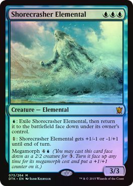 Shorecrasher Elemental 073 264 Foil Dragons of Tarkir Foil Singles Shorecrasher Elemental 073 264 Foil Dragons of Tarkir Foil Singles
