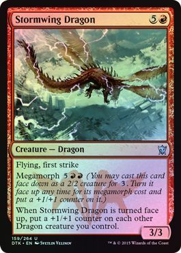 Stormwing Dragon Foil 159 264 Dragons of Tarkir Foil Singles Stormwing Dragon Foil 159 264 Dragons of Tarkir Foil Singles