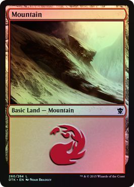 Mountain Foil 260 264 Dragons of Tarkir Foil Singles Mountain Foil 260 264 Dragons of Tarkir Foil Singles