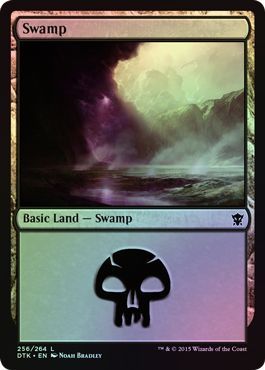 Swamp 256 264 Foil Dragons of Tarkir Foil Singles Swamp 256 264 Foil Dragons of Tarkir Foil Singles