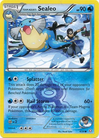 Team Aqua s Sealeo 4 34 Common Double Crisis Rival Ambitions Team Aqua vs Team Magma Singles Team Aqua s Sealeo 4 34 Common Double Crisis Rival Ambitions Team Aqua vs Team Magma Singles